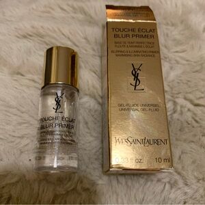 Yves Saint Laurent YSL Touche Eclat Blur Primer Silver .33oz/10ml Travel Sz NEW